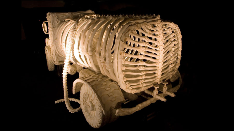 Illustration for article titled These Truck Skeletons Are Strangely And Creepily Lovely